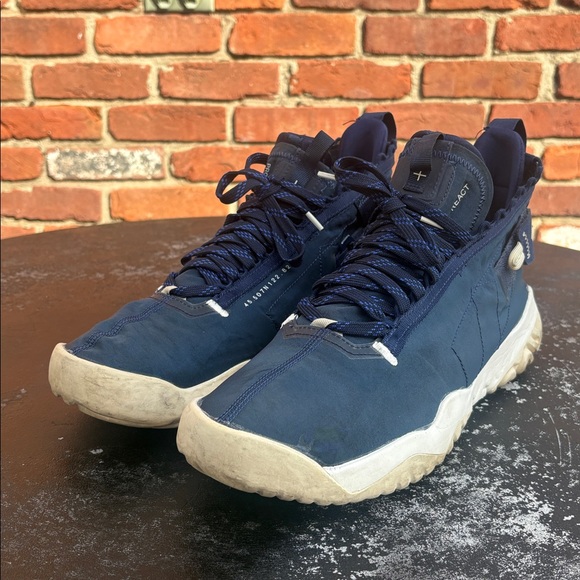 Jordan Other - Jordan Pronto React Navy Blue Sneakers size 12